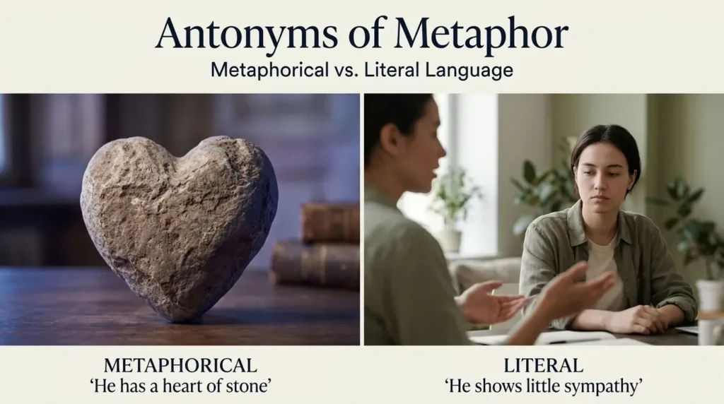 Antonyms of Metaphor