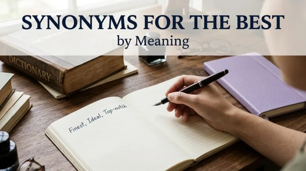 Synonyms for the Best by Meaning