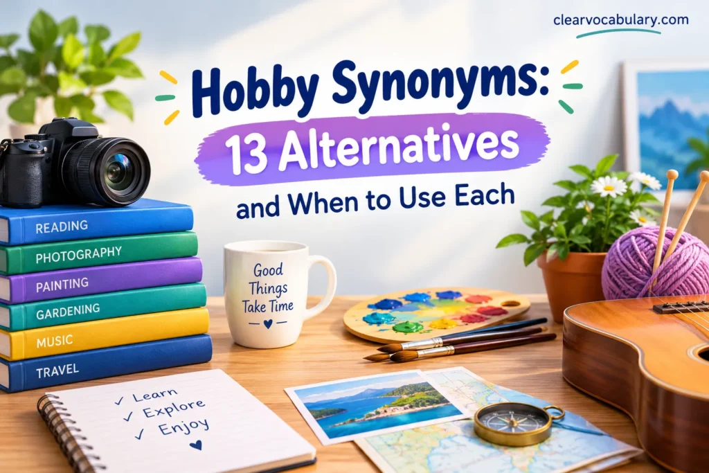 hobby synonyms