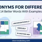 synonyms for differently
