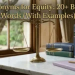 Synonyms for Equity