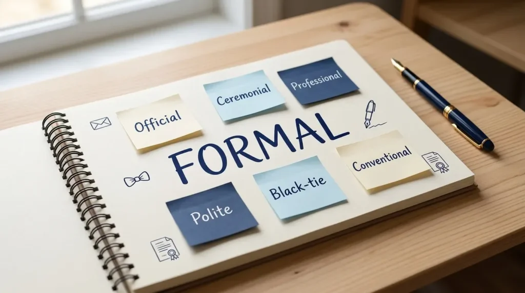 synonyms for formal