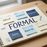 synonyms for formal