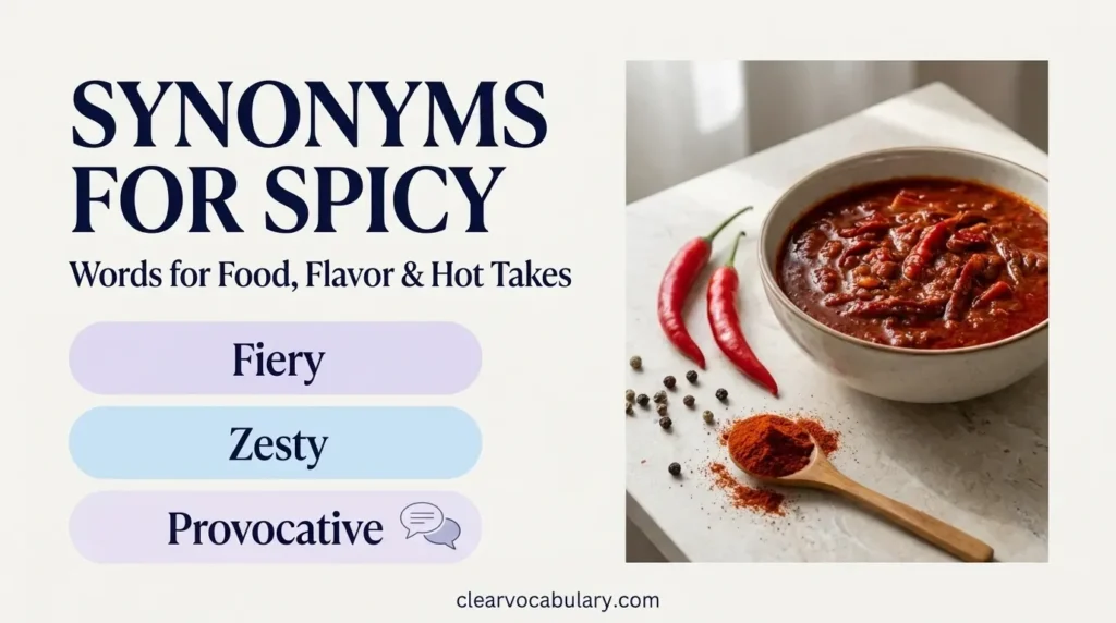 synonyms for spicy