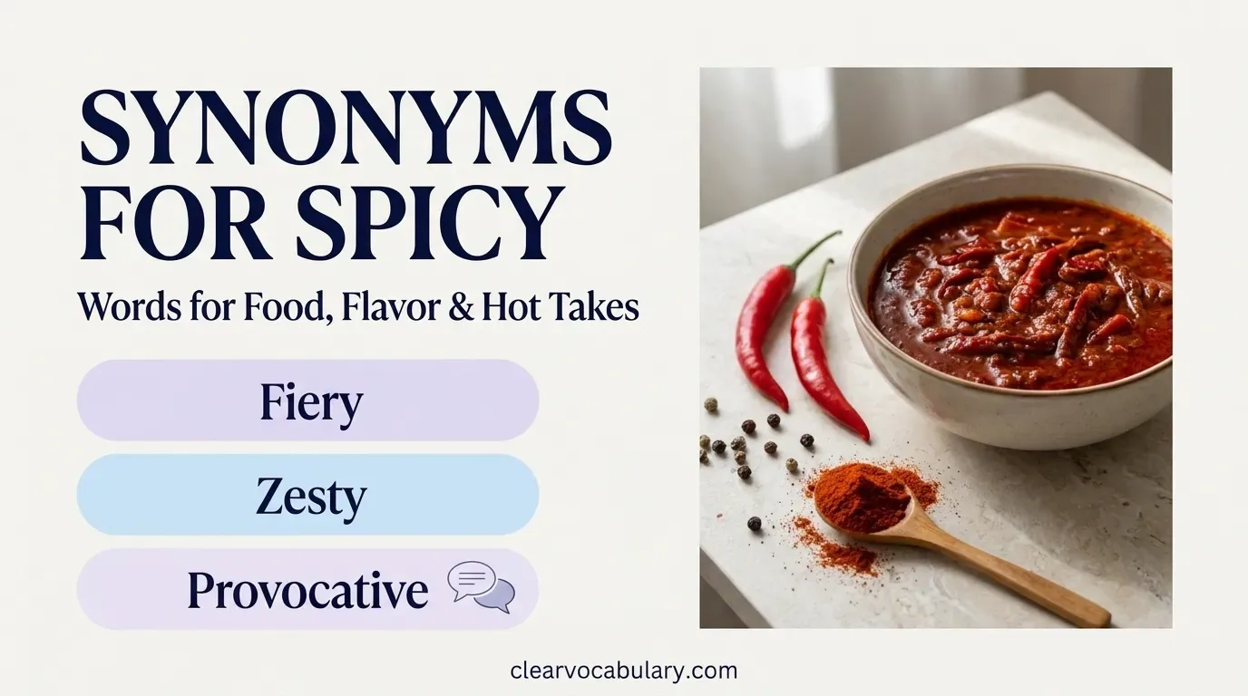 synonyms for spicy