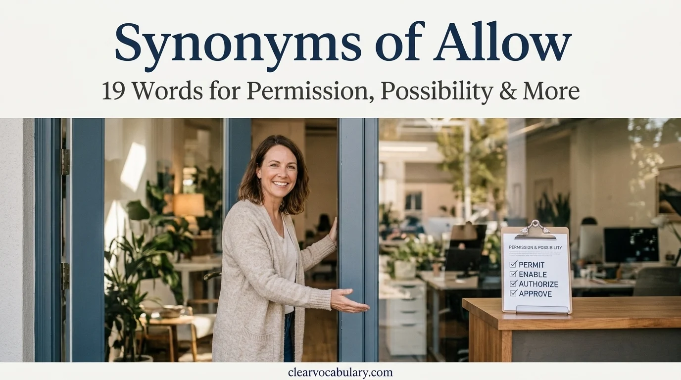 synonyms of allow