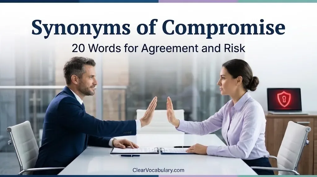 synonyms of compromise