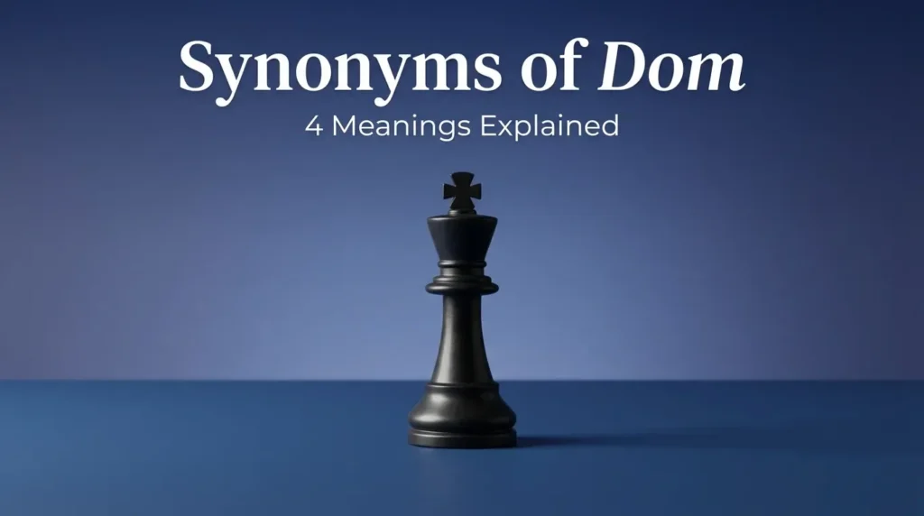 synonyms of dom